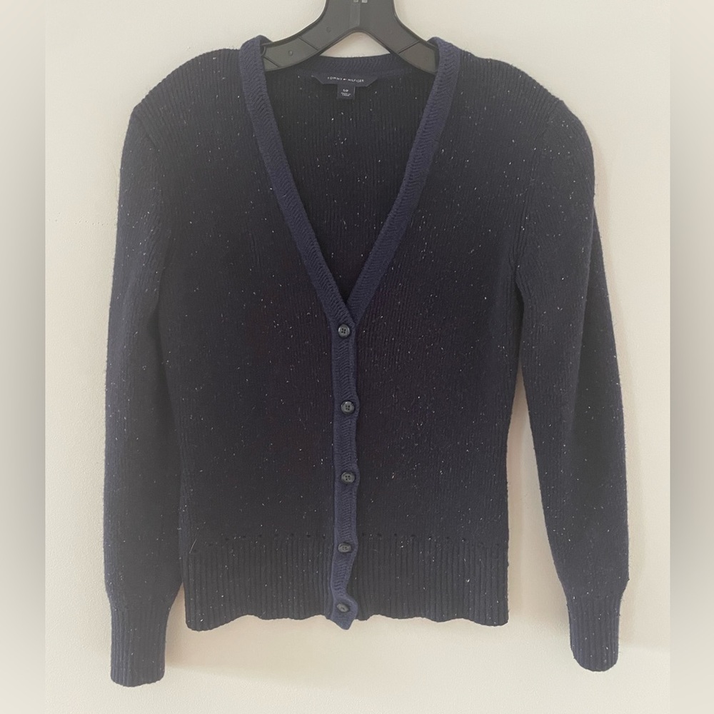Tommy Hilfiger Navy Blue Cardigan